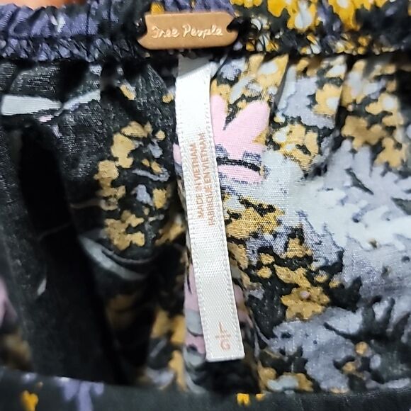 Free People Let The Sunshine In Print Cotton Dress - Picture 9 of 10